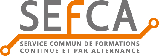 Logo Service Commun Formations Continue et par Alternance SEFCA